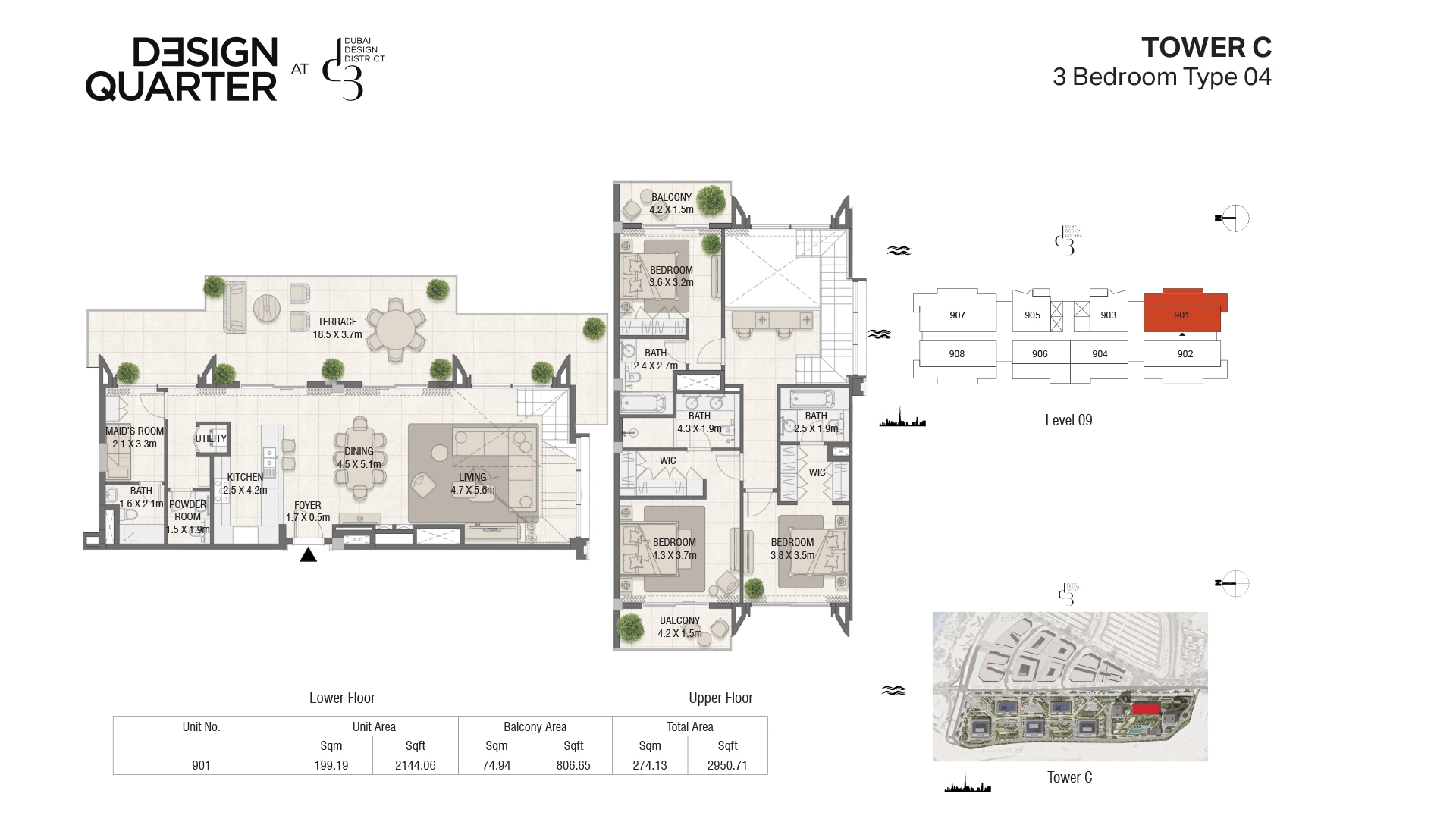 3 BR - Type A
